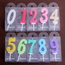 쿠킹스토리 케익장식 숫자초, 1, 1개