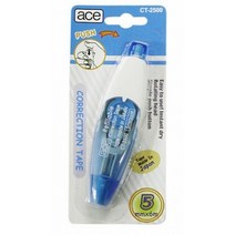 [평화] ACE 노크식 수정테이프 CT-2500, [1011581]단일상품