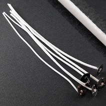 [캔들심지] 화이트 코팅 면심지 1호(낱개-10개)