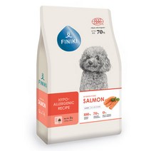 피니키 전연령 유기농 강아지 건식사료, 연어, 2kg, 1개