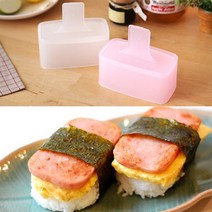 하와이안 스팸 무스비틀 사각김밥 만들기 소풍 김밥틀 2사이즈, 화이트M