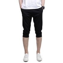 봉라샵 M~2XL 7부 베이직 져지 트레이닝바지 남자