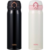 THERMOS 일본 써모스 진공 텀블러 JNL-502K 500ml 보온병 B W, 블랙