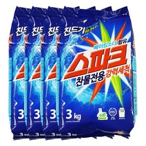 스파크 세탁세제, 3kg, 4개