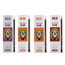더존연필 12개입(1타) HB/B/2B/4B, HB