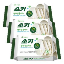 무궁화 소키행주전용비누 세탁비누, 150g, 3개