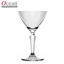 오션 커넥션 칵테일잔 215ml 마티니잔 유리잔, 1개