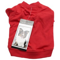 잭앤조이 애견 베이직 티셔츠, Tomato Red