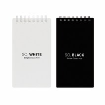 기자수첩 데이스토리 PP기자수첩기자노트1000 ARAM205 7mm상스프링수첩-75x150mm 유선노트, S319149-흑색