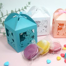 핌스토리 답례품 포장상자 종이포장지, 5엔젤[코랄핑크]