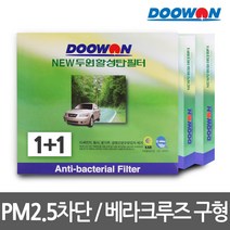 [무료배송]1+1자동차에어컨필터 베라크루즈(구형) (~10.12), bhk24 뉴두원활성탄필터 1+1