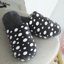 BNB lunar루나르 땡땡 겨울 방한 실내화 거실화 슬리퍼 방한화