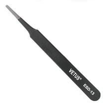 태강산업 비투스 핀셋 ESD핀셋 속눈썹, 1개, black