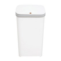 릴리 원터치 대형 휴지통 20L 쓰레기통 인테리어, 화이트, 1개