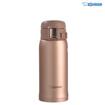 조지루시 초경량 원터치 보온 보냉 텀블러 SM-SD, 매트 골드, 360ml