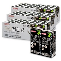 삼육두유 국산 검은콩 두유 190mlx24개x3박스, 72개입, 190ml