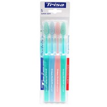 트리사 칫솔 슈퍼소프트 기능성 칫솔, 4개