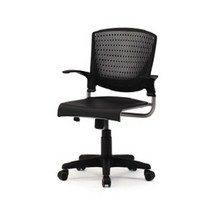 E3N01 SIMPLE가구 엔티크가구 강의실 세미나실 회의실 사무실 사무용 의자 블랙 -빈티지팔걸이의, 본상품선택