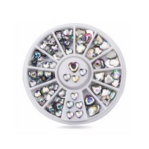 e세상 젤네일용품 모음 네일아트 네일스톤 네일글리터, 1개, 스톤파츠세트(09.실버하트세트)