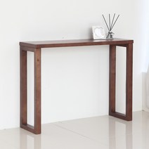 파란들 소나무 원목 1000 콘솔 테이블, 브라운