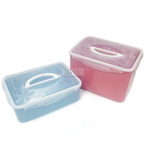 바넥스 비락 컨테이너 밀폐용기 반찬통 보관용기 YKM, 3호(4PCS)