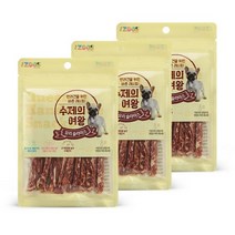 수제의여왕 강아지 간식, 오리슬라이스, 3개