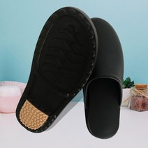 오션웰리빙 넌슬립막힘 욕실화 블랙, 1개