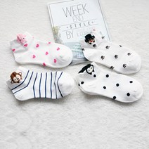 스타일헤이즈 키스캐릭 캐릭터발목양말 남녀공용 여자 여성 패션 양말