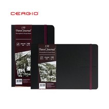 세르지오 트래블 저널 드로잉북 150g 64매(풍경 인물), 풍경 가로형-13.5x21(CE-1557-LSA5)