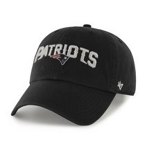 47 Brand NEW ENGLAND PATRIOTS BLACK SCRIPT CLEAN UP