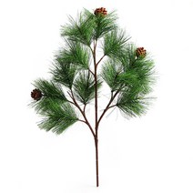 솔방울소나무 인조소나무 리스 잎사귀 조화부쉬 소품