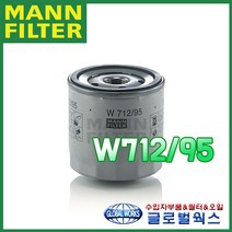 만필터 FRAM 헹스트 말레 폭스바겐 골프 7세대 1.4TSI (12~) 오일필터 W71295