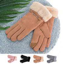 BMW02 여성 스웨이드 스마트폰 터치장갑