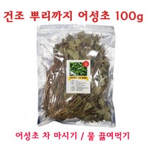 국산 뿌리까지 어성초 차 물끓여먹는 건조, 100g, 1봉