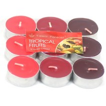 하이아트양초 티라이트향초 아로마향초 초 양초 캔들 칼라티라이트, 1개, 화이트초코-바닐라크림