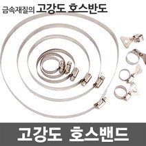 호스밴드 호스반도 호스밴드 스텐밴드 클램프 스텐반도 나사밴드 나비밴드 고정클램프 카플러 배관자재 물호스 수도꽂지, [4].19mm 나비 호스반도 (13-19mm)[낱개2개]