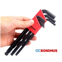 미국 본더스 육각 볼렌치세트 9PCS 1.5~10mm 6각 렌치 육각렌치 볼렌치셋트