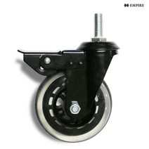 엠파이어 무소음바퀴 인라인바퀴 4인치 M12 볼트 브레이크 D11BM12BK