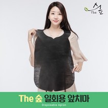 더숲 국내산 일회용 블랙 앞치마, 블랙기본형C형1000매, 1개
