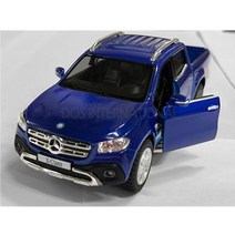 메르세데스 벤츠 X 클래스 미니카 5인치 (블루 옐로우 레드 블랙), 블루