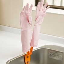 고무장갑걸이 다용도 주방걸이, 주황, 1개