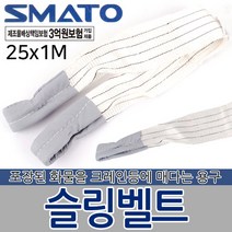 슬링벨트 슬링밸트 슬링바 크레인바 벨트 운반용품 자동바 깔깔이바 화물바 포장 고정 고정바 화물 운반기구 공구, 슬링벨트 25x1M (5개1묶음)