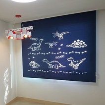 끌레랑 공룡 레이저블라인드 롤스크린