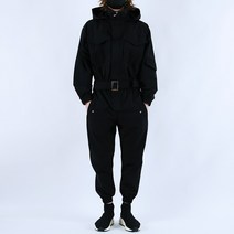 롤프 남성 남자 점프수트 점프슈트 점푸수트 후드 조거팬츠 한벌 야상 벨트