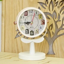 21세기트랜드 미니 시계 탁상시계, 로만넘버링 테이블 시계-C타입