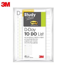 3M)포스트-잇 스터디메이트(657/D-Day투두리스트), 본상품선택