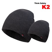 K2 니트 비니(1개 구매시 1개 더 증정), 블랙 그레이