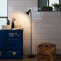 몬스터램프 거실로비조명 키다리스탠드 와우, 블랙 SS-2600