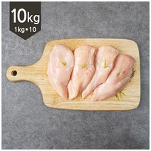 토탈닭컴 냉동 닭가슴살, 10팩, 1kg