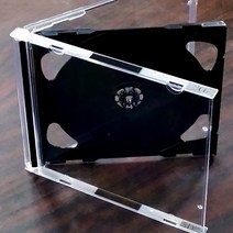 CD케이스 10mm 쥬얼 10장 시디케이스 공케이스 블랙/투명, 2CD쥬얼케이스(블랙)-10장